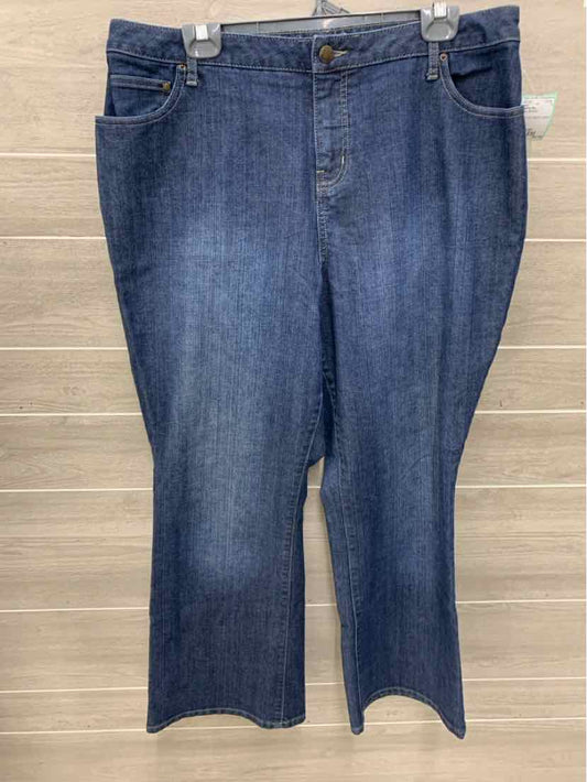 Fashion Bug Blue Womens Size 18P Jeans