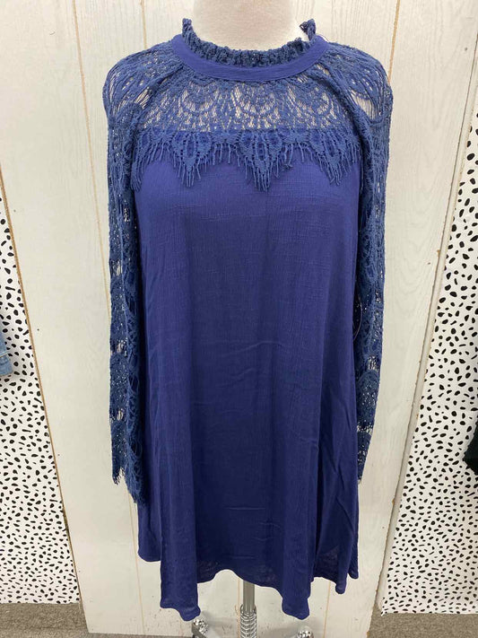 Love Riche Navy Womens Size 10 Dress