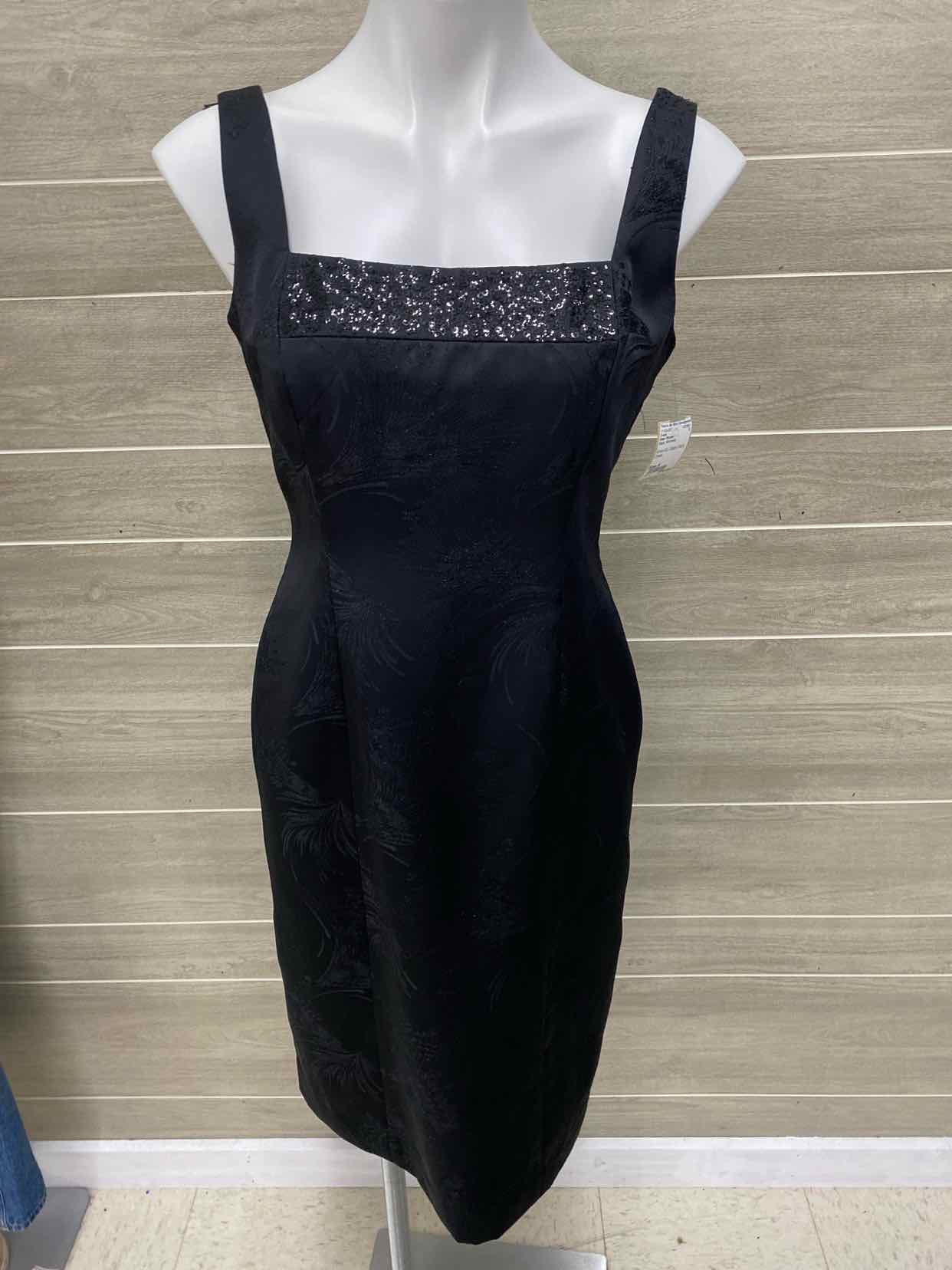 Evan Picone Black Womens Size 6 Dress
