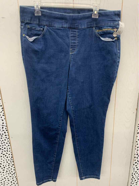 Tommy Hilfiger Blue Womens Size 14W Jeans