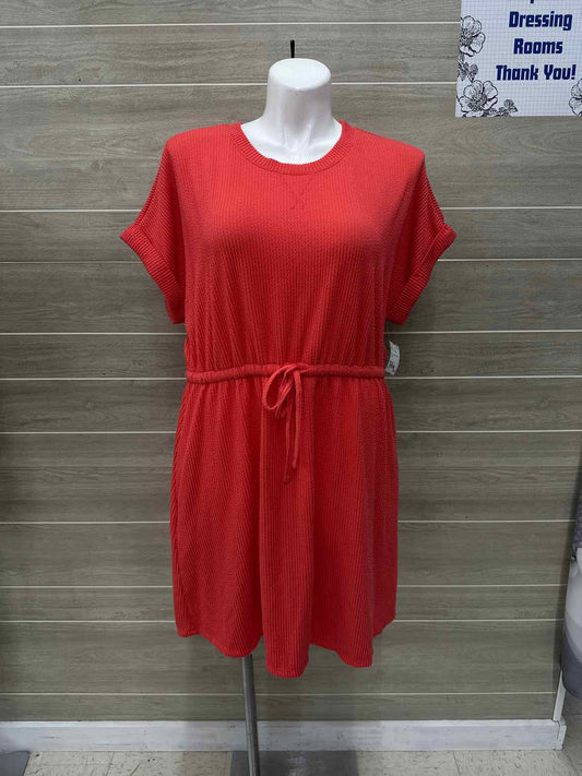 Maurices Size 1X Coral Plus Dress