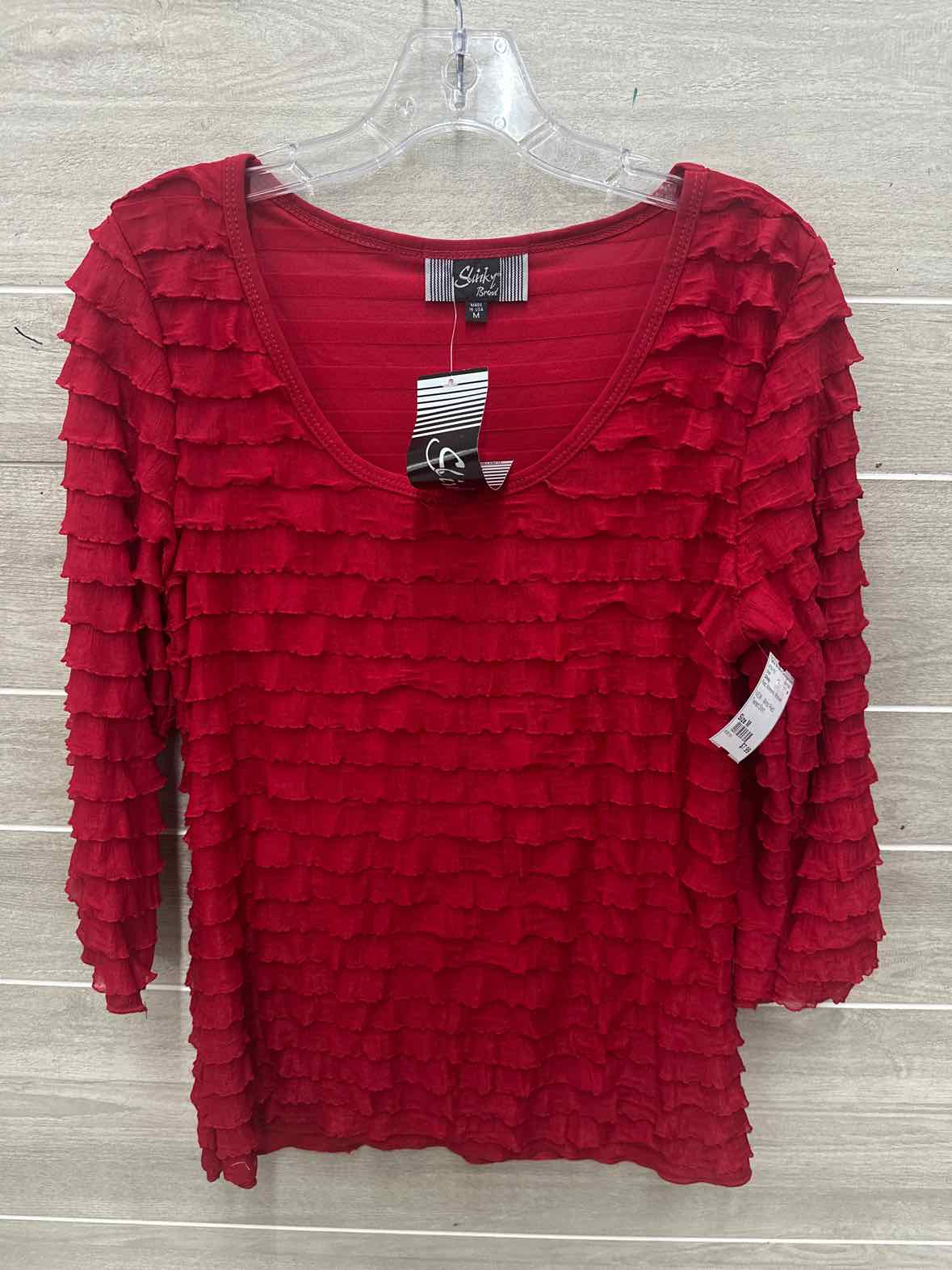 Slinky Size M Red Womens Shirt
