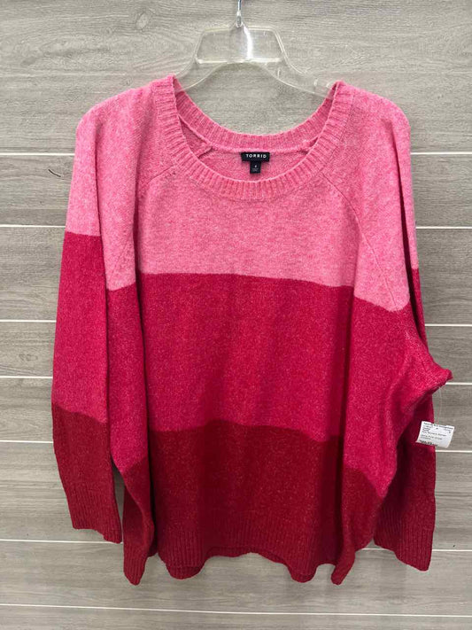 Torrid Pink Womens Women Size 4X Sweater