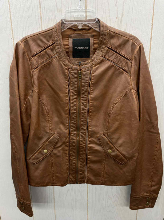 Maurices Brown Womens Size L/XL Jacket (Outdoor)