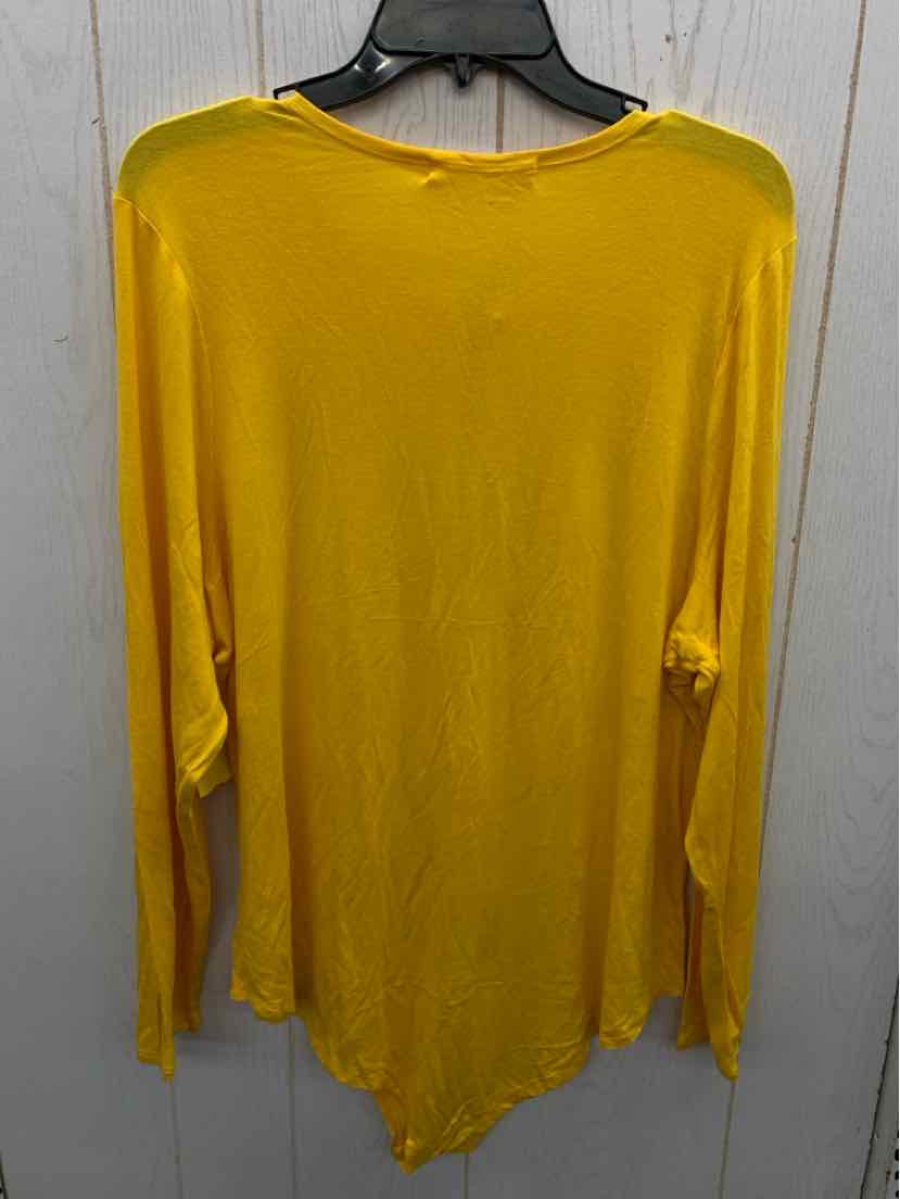 Yellow Womens Size 3X Bodysuit