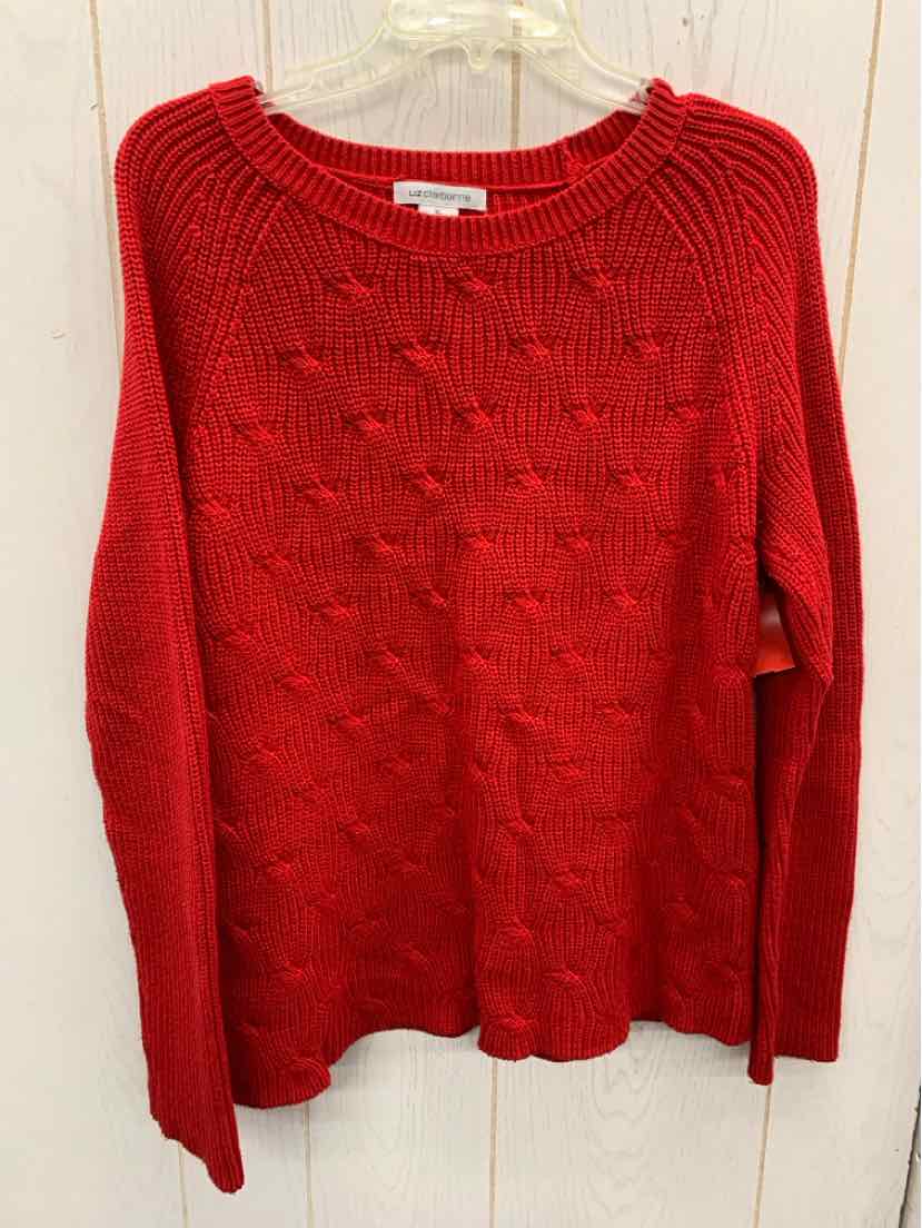 Liz Claiborne Red Womens Size XL Sweater