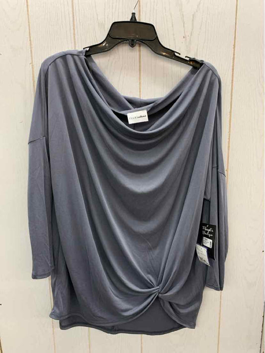 Ellie Autumn Gray Womens Size M Shirt