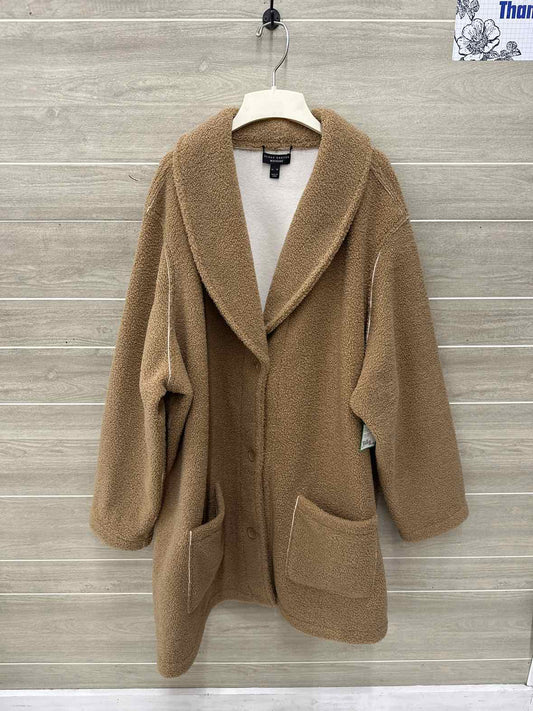 Susan Graver Size 5X Tan Plus Jacket (Outdoor)