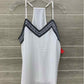 White Womens Size M Tank Top