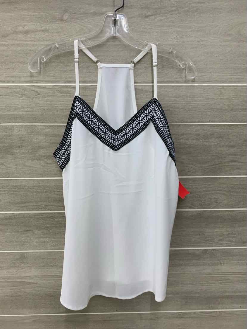 White Womens Size M Tank Top
