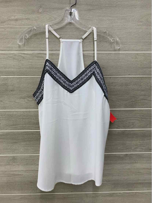 White Womens Size M Tank Top