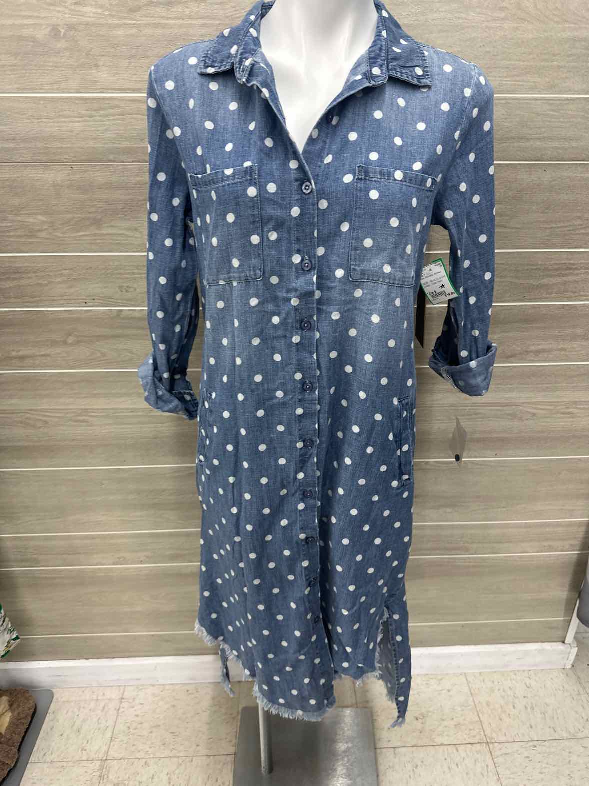 Billy T Size 6 Blue Womens Dress