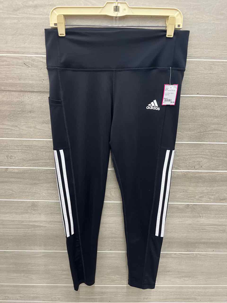 Adidas Size L Black Womens Leggings