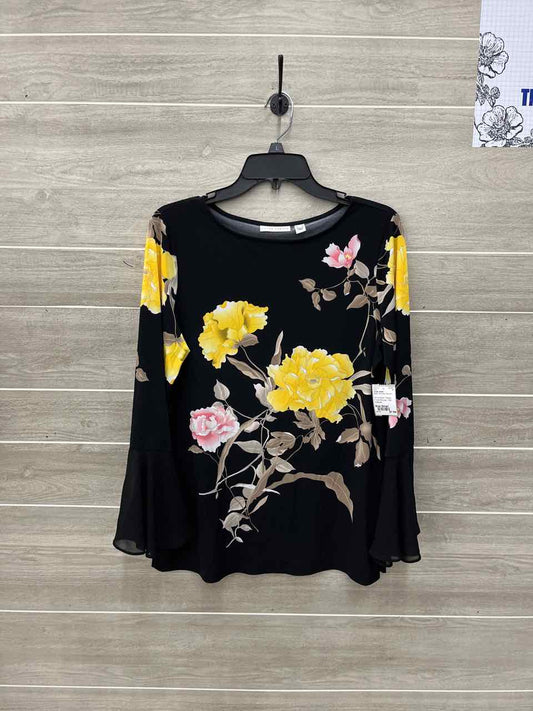 Susan Graver Black Womens Women Size Small Shirt