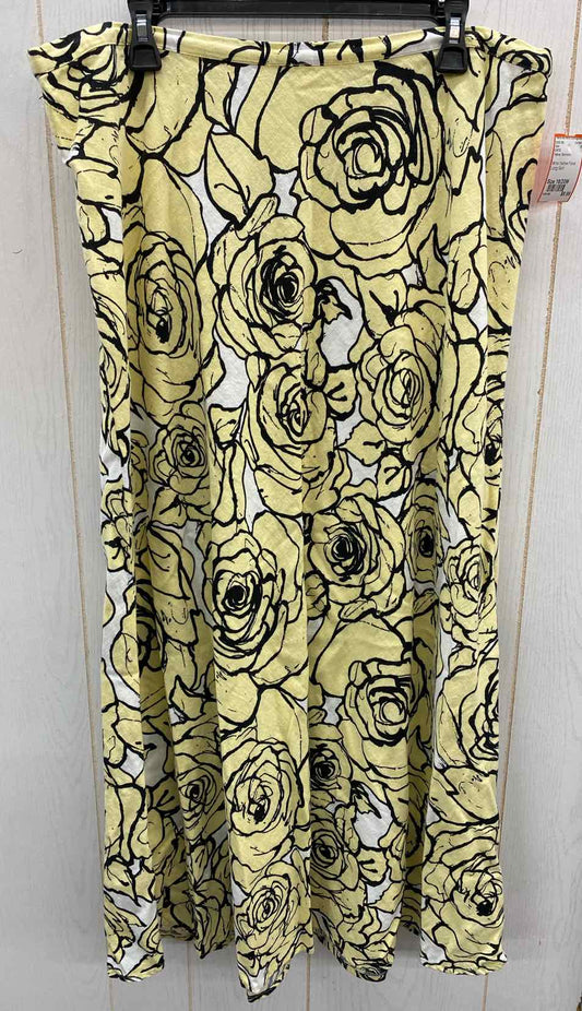 CATO Yellow Womens Size 18/20W Skirt