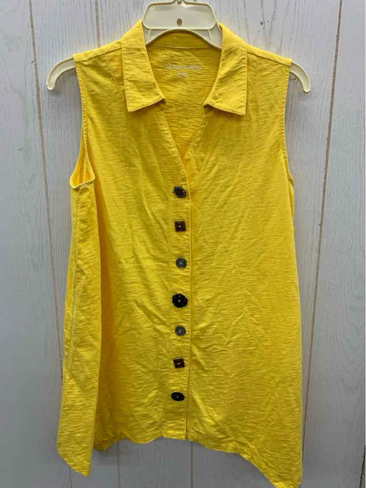 Soft Surroundings Yellow Womens Size M/L Tank Top