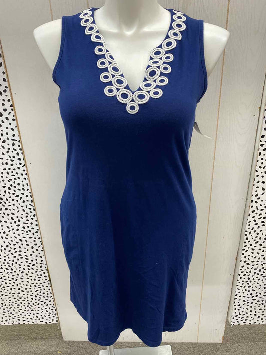 Lands End Blue Womens Size 10/12 Dress