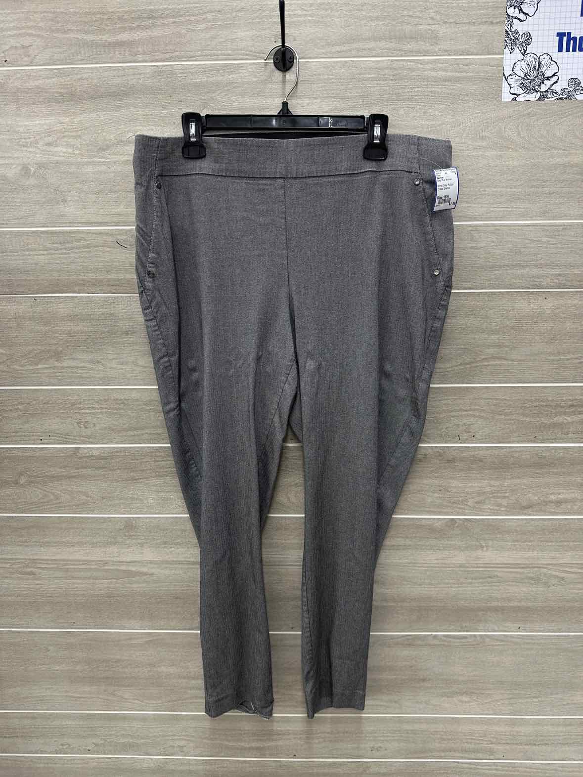 Maurices Size 18W Gray Plus Pants