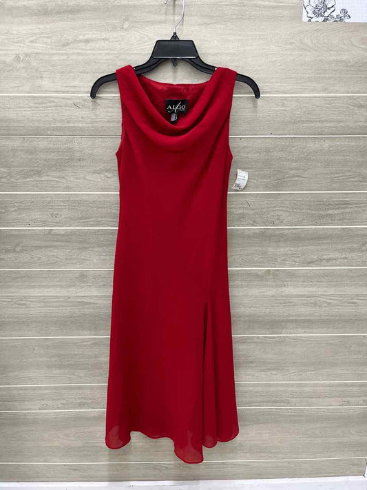 Size 2P Red Petite Dress