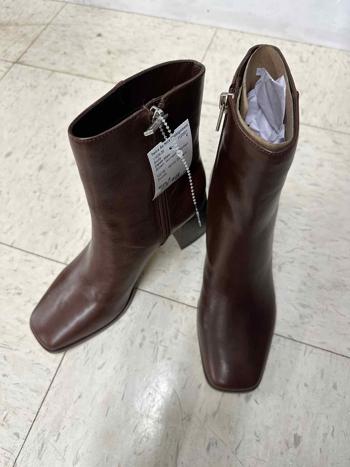 Calvin Klein US Shoe Size 5 Brown Womens Boots