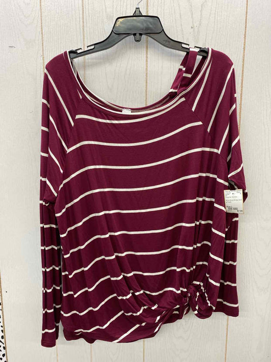 CY Burgundy Womens Size L Sweater