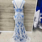 Size 10/12 Blue Womens Gown/Evening Wear