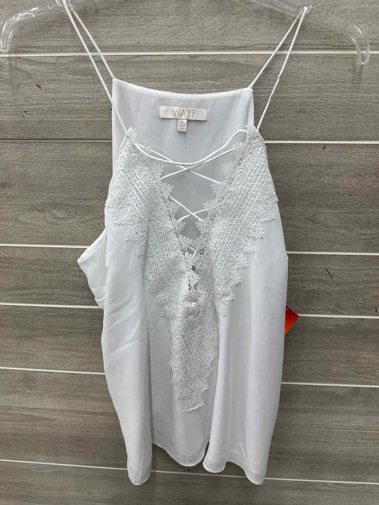 WAYF Size XL White Womens Tank Top