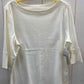 Christopher & Banks Cream Womens Size L Shirt