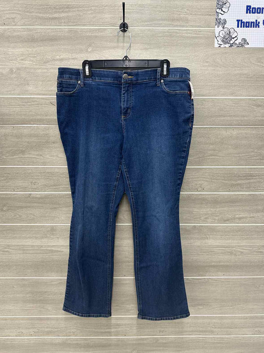 CJ Banks Blue Womens Women Size 14WP Jeans