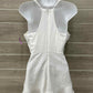 White Womens Size 4/6 Romper