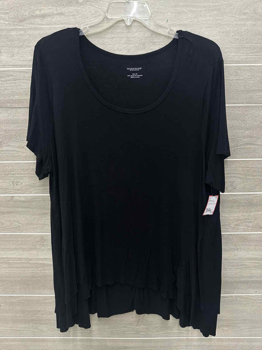 Workshop Size 3X Black Plus Shirt