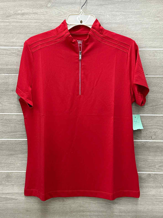 TAIL Red Womens Size L Shirt