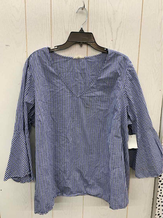 Jane & Delancey Blue Womens Size 3X Shirt