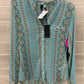 KUT from the Kloth Teal Womens Size Small Shirt