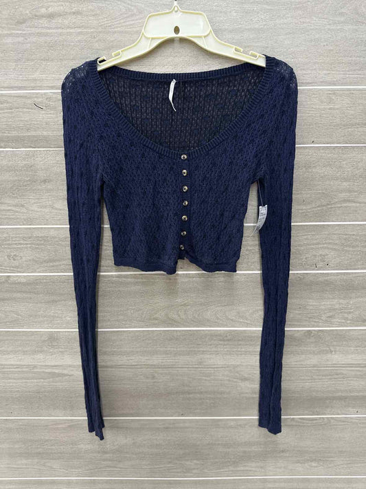 Free People Blue Womens Women Size XS Shirt
