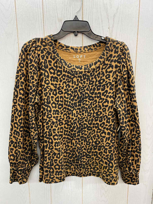 LOFT Brown Womens Size M Shirt