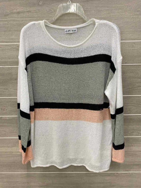 Macaron Multi-Color Womens Size L Sweater