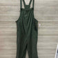 Size 1X Olive Womens Overalls