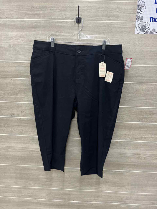 SJB Black Womens Women Size 20W Pants