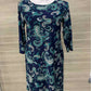 Notations Blue Womens Size 12 Dress