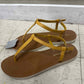9 Sun + Stone Yellow Womens Women Size 9 Sandals