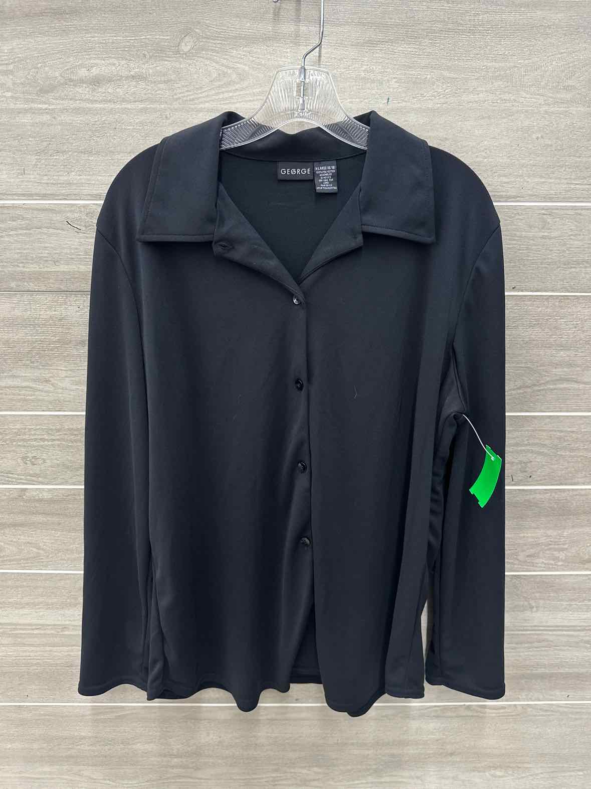 George Size 16/18 Black Womens Shirt