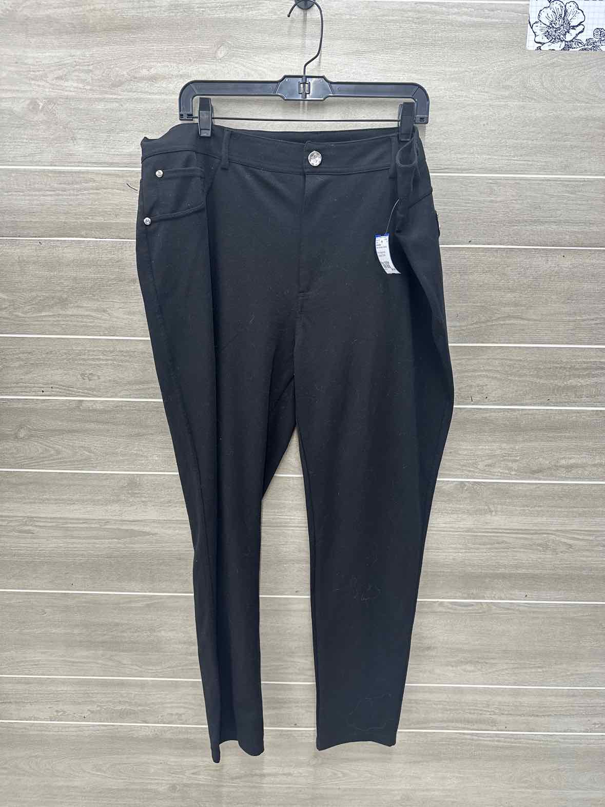 Ashley Blue Size 18/20W Black Womens Pants