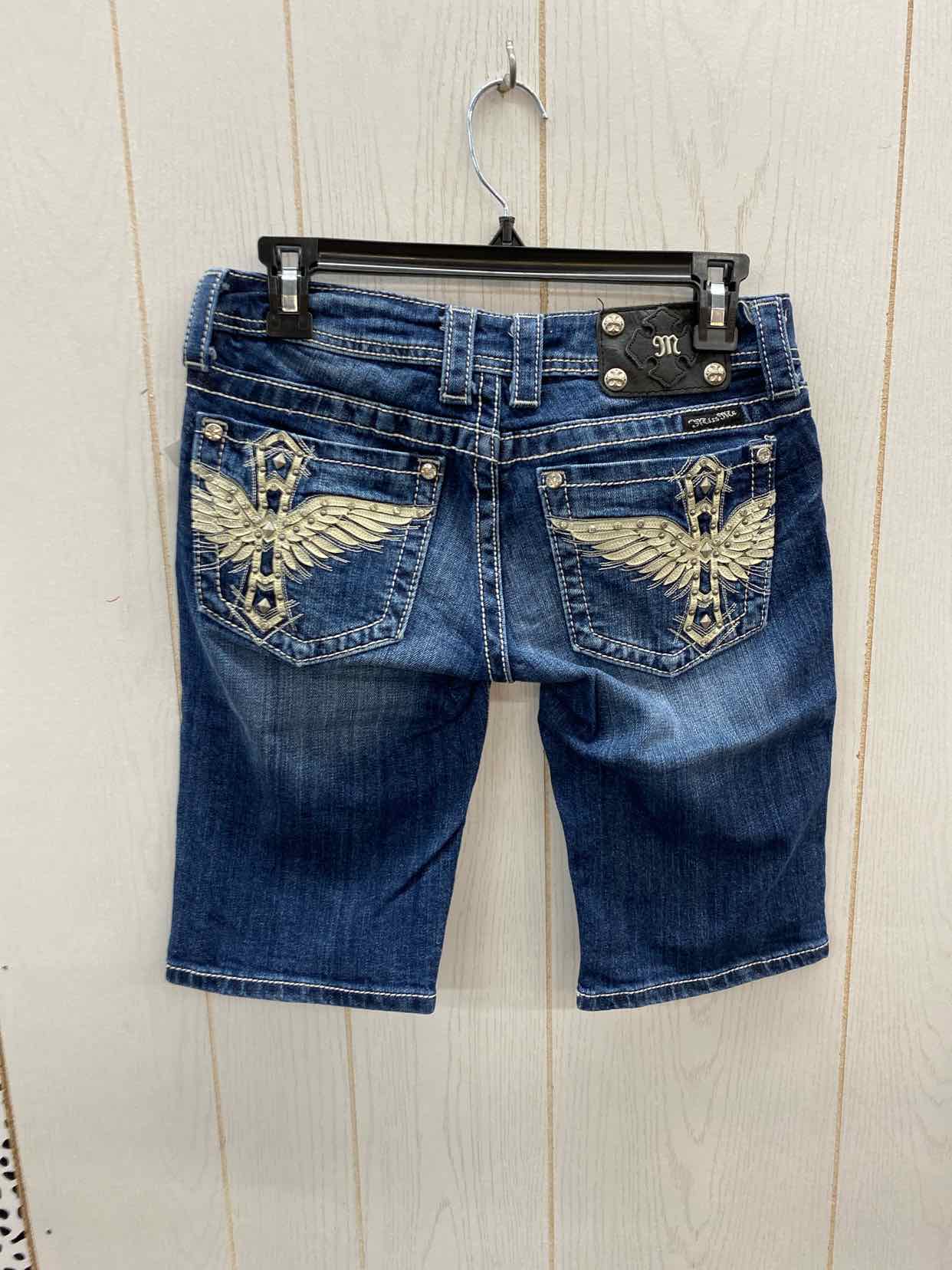 Miss Me Blue Womens Size 27 Shorts