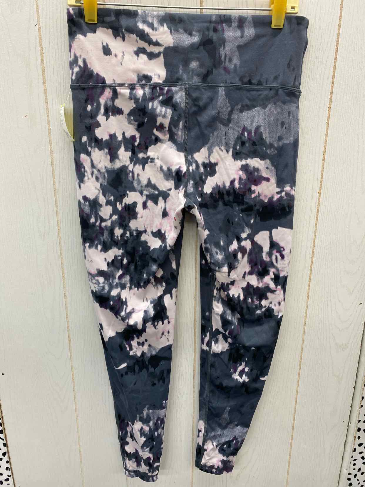 Mono b Gray Womens Size L Leggings