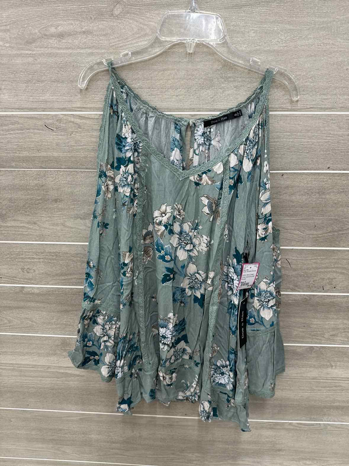 Doe & Rae Size S Green Womens Shirt