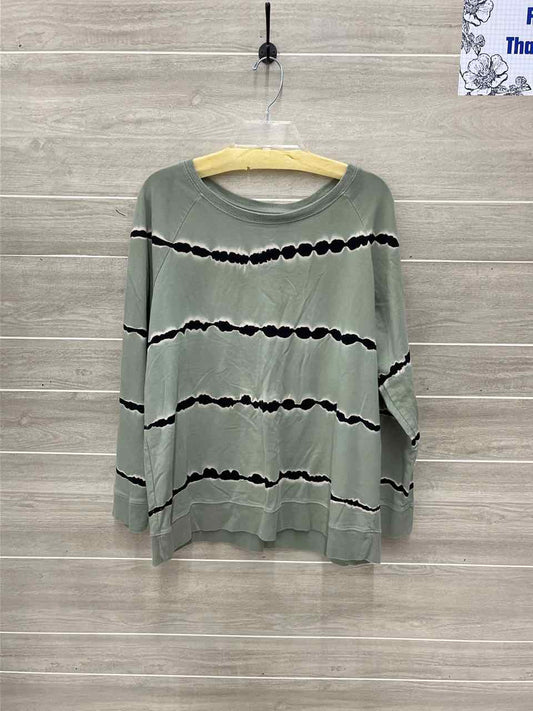 Torrid Size 1X Green Plus Sweatshirt