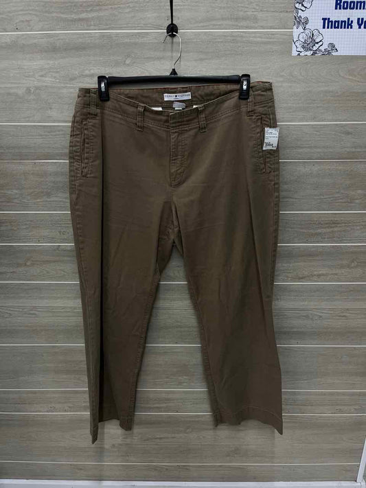 Tommy Hilfiger Khaki Womens Women Size 20 Pants