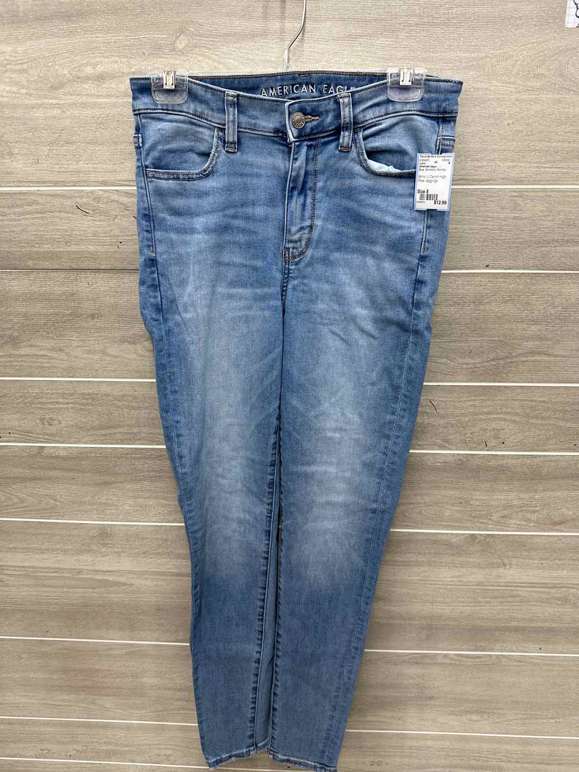 American Eagle Size 8 Blue Womens Jeans