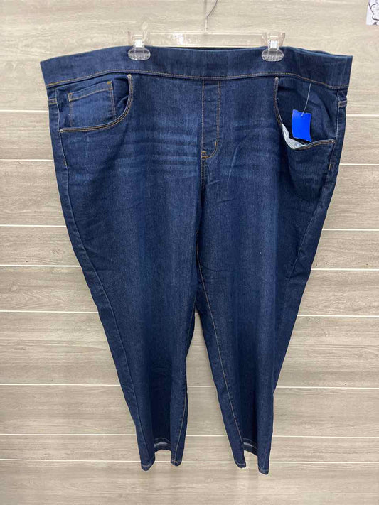Terra & Sky Size 24/26W Blue Plus Jeans